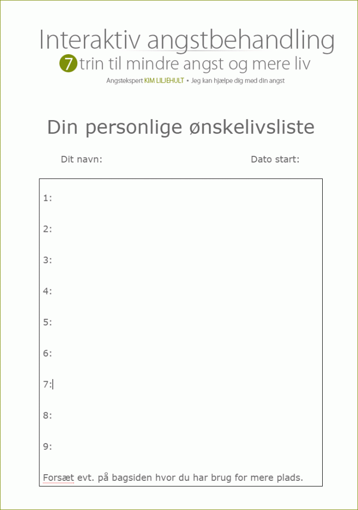 Angstbehandling giver livet tilbage