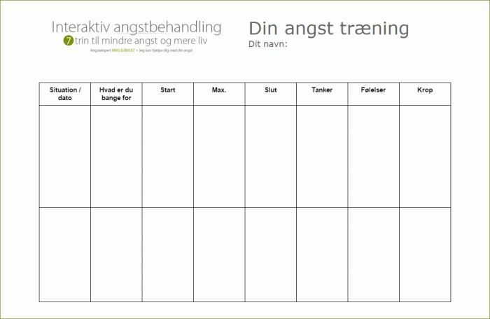 Træn din angst